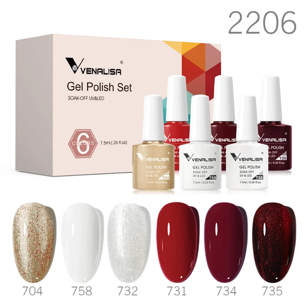 Esmalte de Gel Venalisa Milky White — Cobertura Completa UV/LED
