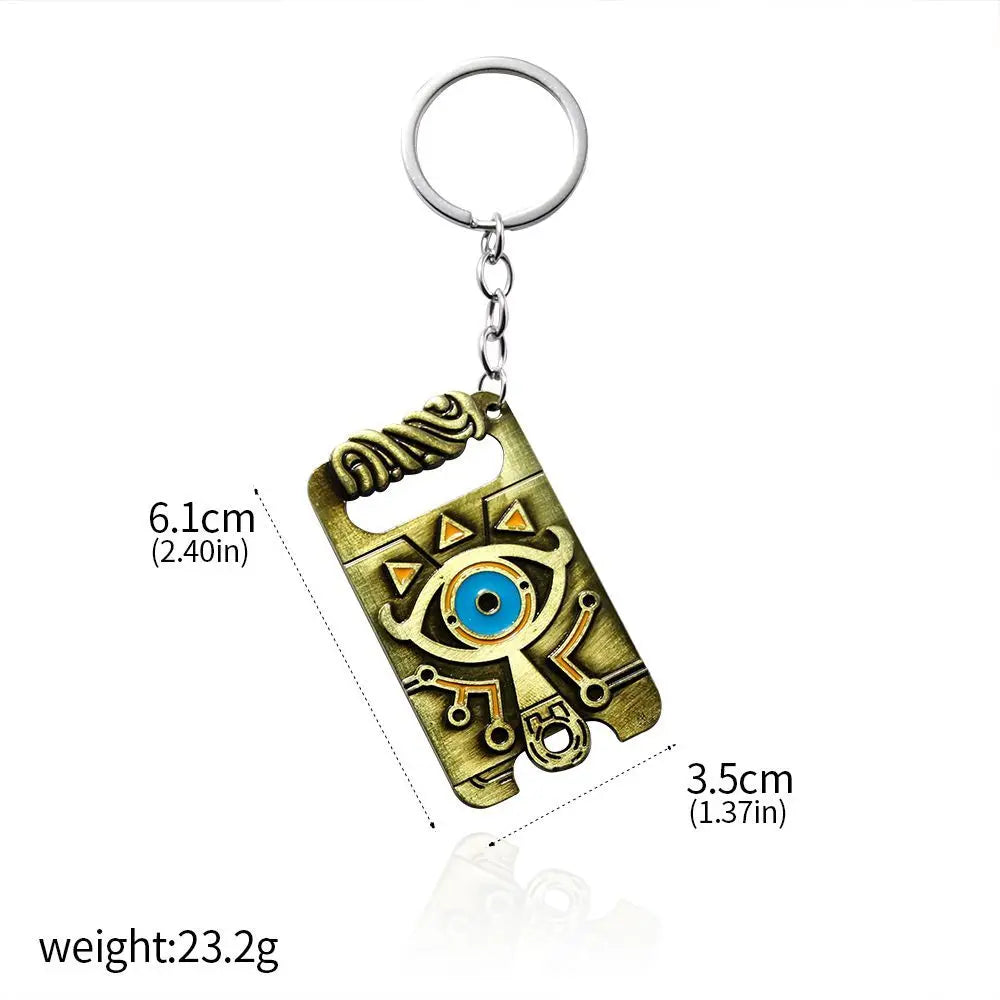 Llavero Hylian Shield y Master Sword — Colgante Zelda Breath of The Wild