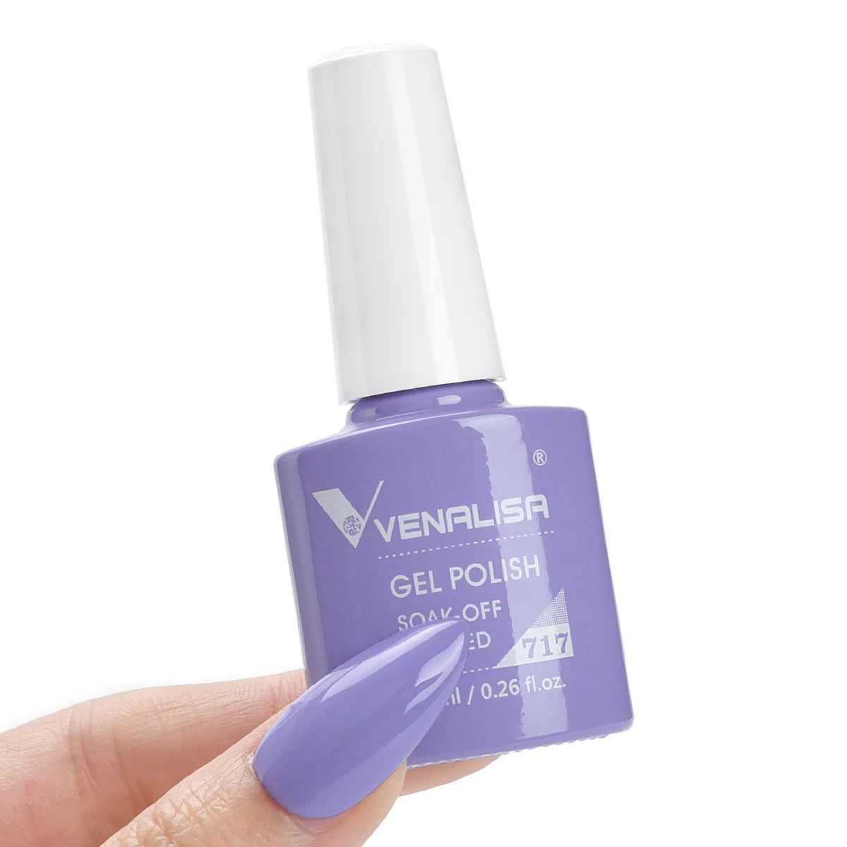 Esmalte de Gel Venalisa Milky White — Cobertura Completa UV/LED