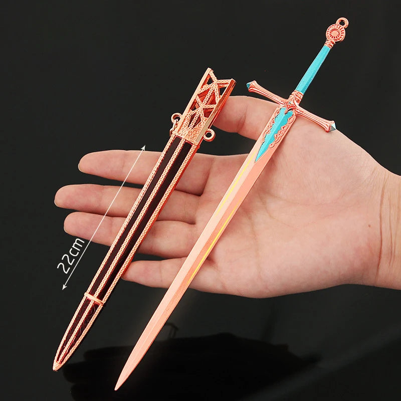 Llavero Espada Luna Oscura — Mini Sword Elden Ring Ranni Moonveil