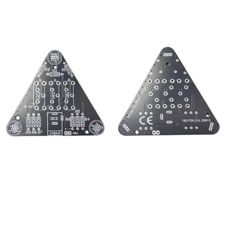 Kit Electrónico DIY F8 – Lámpara RGB con Ajuste de Color y Brillo por Resistor Deslizante