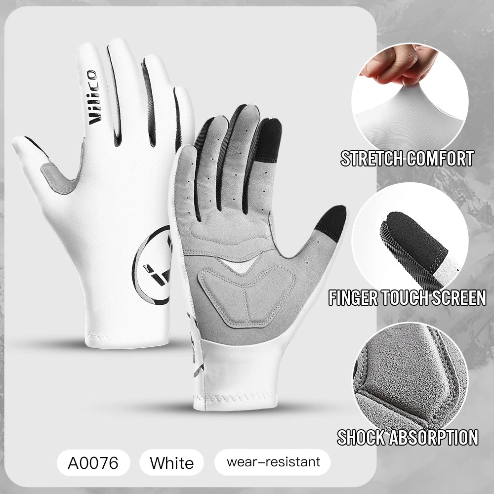 Guantes de Ciclismo con Pantalla Táctil – Dedo Completo
