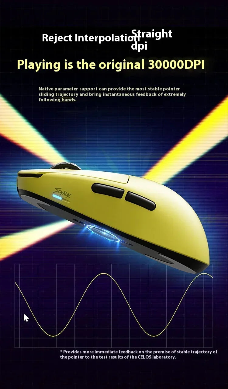 Scyrox V8 Mouse Dual Mode – Gaming 8K Low Latency Ligero y Personalizable para PC