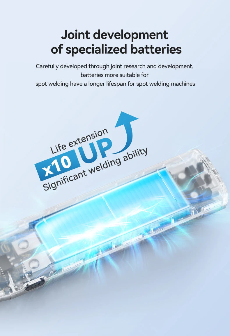 Soldador de Puntos Portátil AWithZ – 90 Niveles Ajustables para Baterías 18650