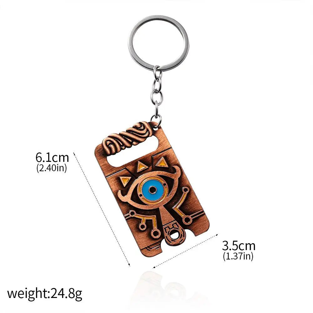 Llavero Hylian Shield y Master Sword — Colgante Zelda Breath of The Wild