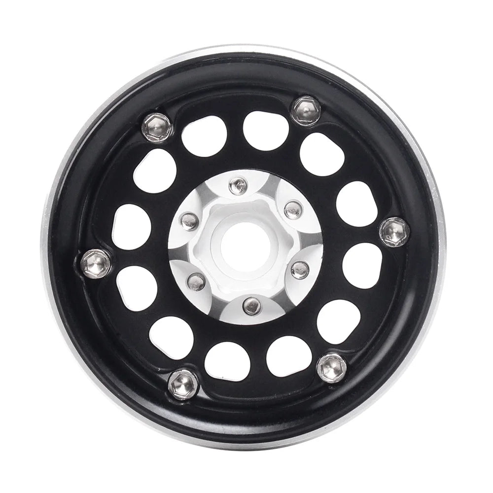 INJORA 1.9" Llantas Beadlock CNC Aluminio para RC Crawler 1/10 SCX10 TRX4 Gen8 (4 Piezas)