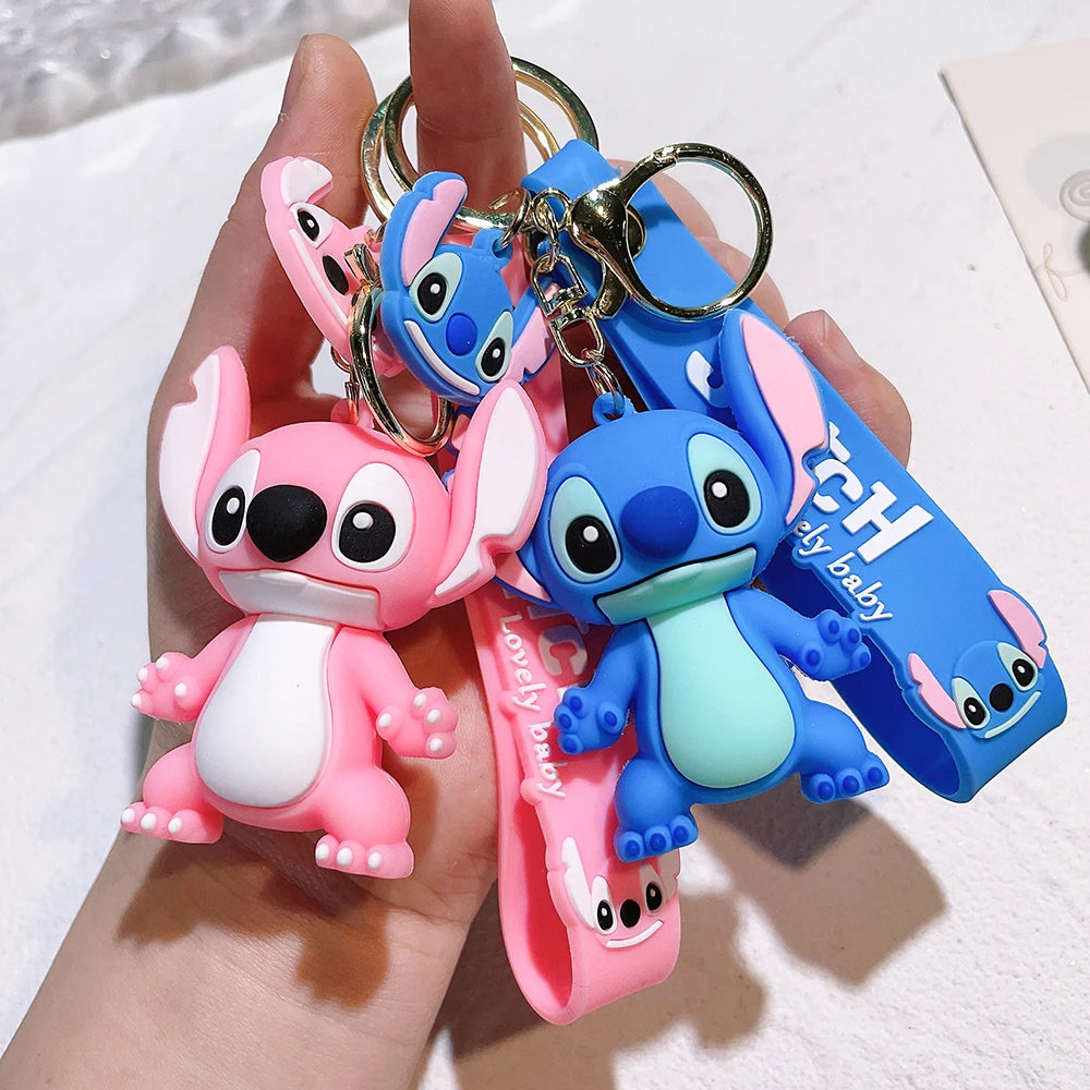 Llavero Lilo & Stitch — Colgante Anime Stitch Rosa Dulce