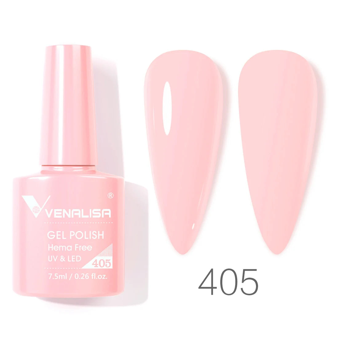Esmalte de Gel Venalisa Milky White — Cobertura Completa UV/LED