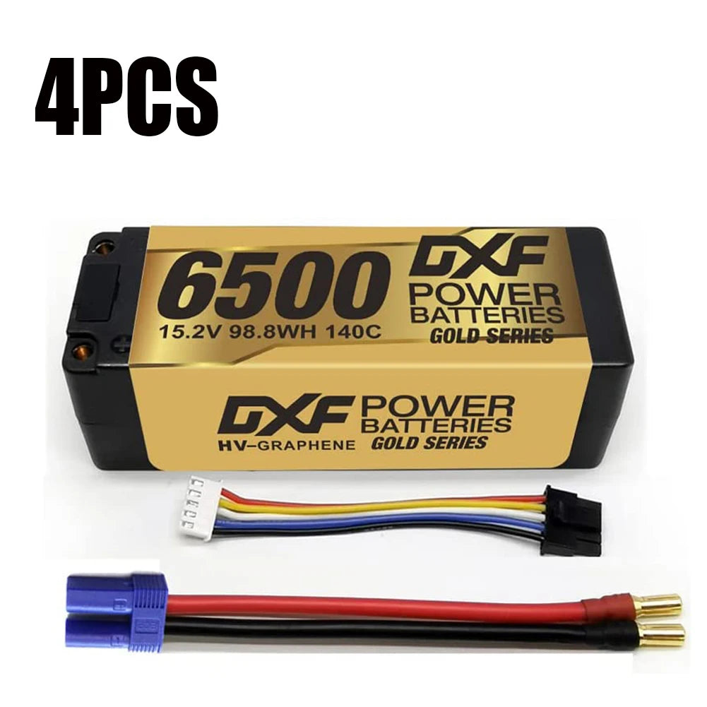 DXF 2S 7.6V Graphene LiPo Battery 9200mAh Short-Pack 5mm – Batería Competición RC 1/10