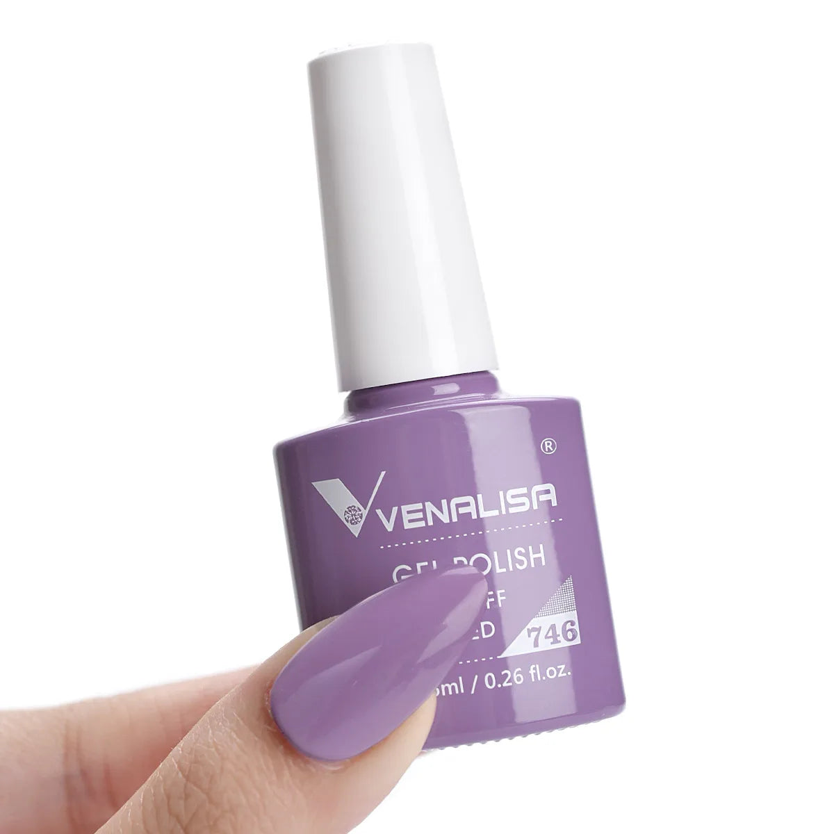 Esmalte de Gel Venalisa Milky White — Cobertura Completa UV/LED
