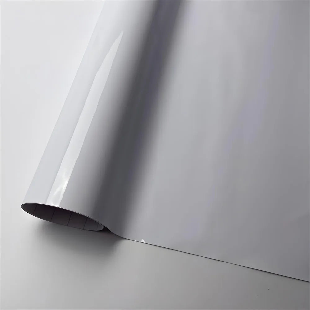 Vinilo Adhesivo Rojo, Blanco y Negro — Film Glossy sin Burbujas para Coche y Moto