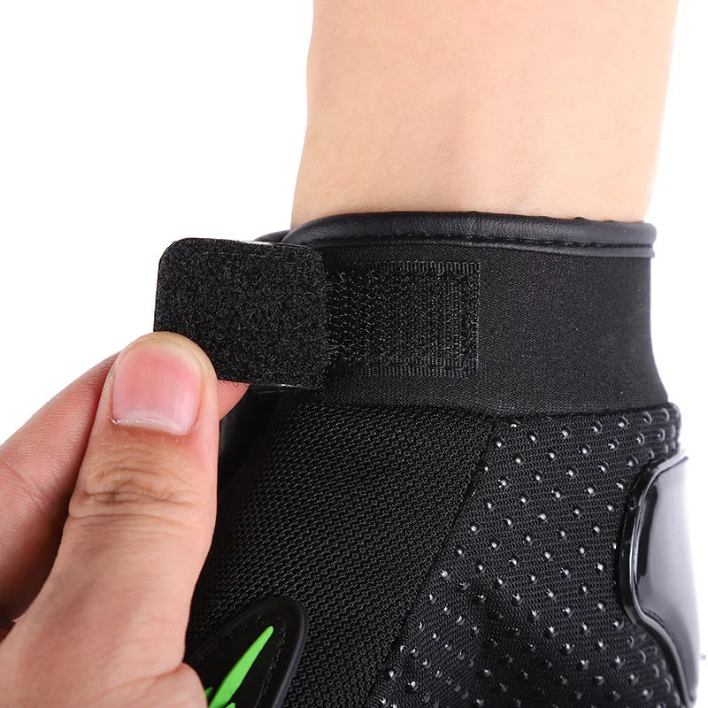 Guantes de Motocicleta Kawasaki – Dedo Completo Antideslizantes y Resistentes