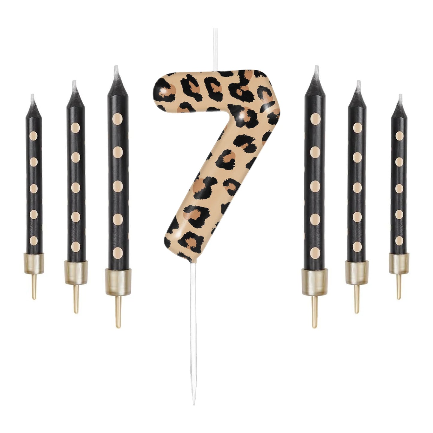 Velas Temáticas de Autos de Carreras para Cumpleaños – Set de 7 Piezas