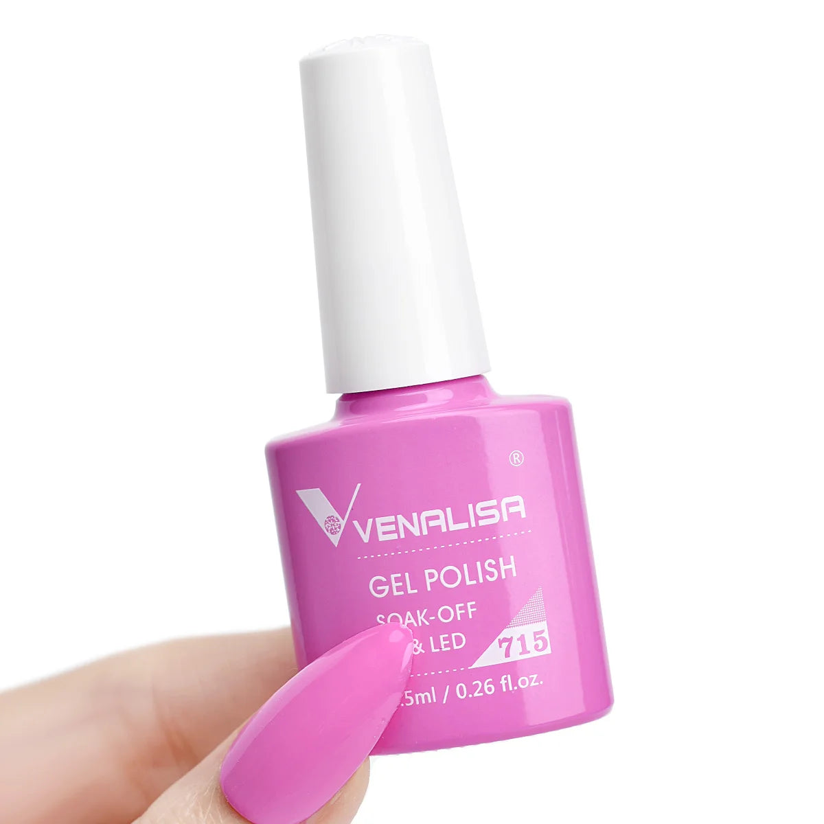 Esmalte de Gel Venalisa Milky White — Cobertura Completa UV/LED