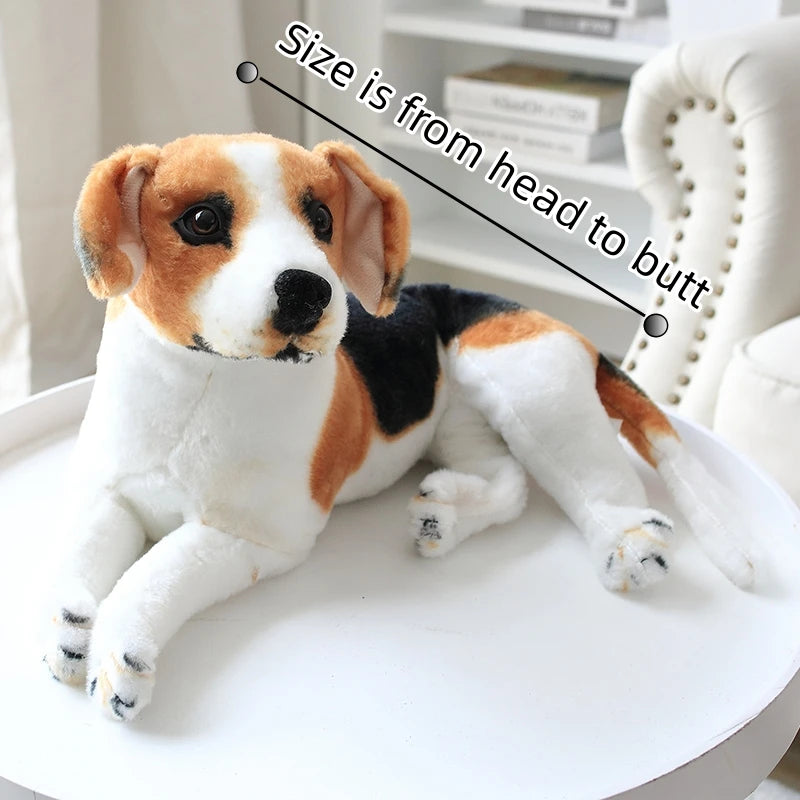 Peluche Realista de Perro Dálmata — Suave Juguete Decorativo y Regalo Infantil