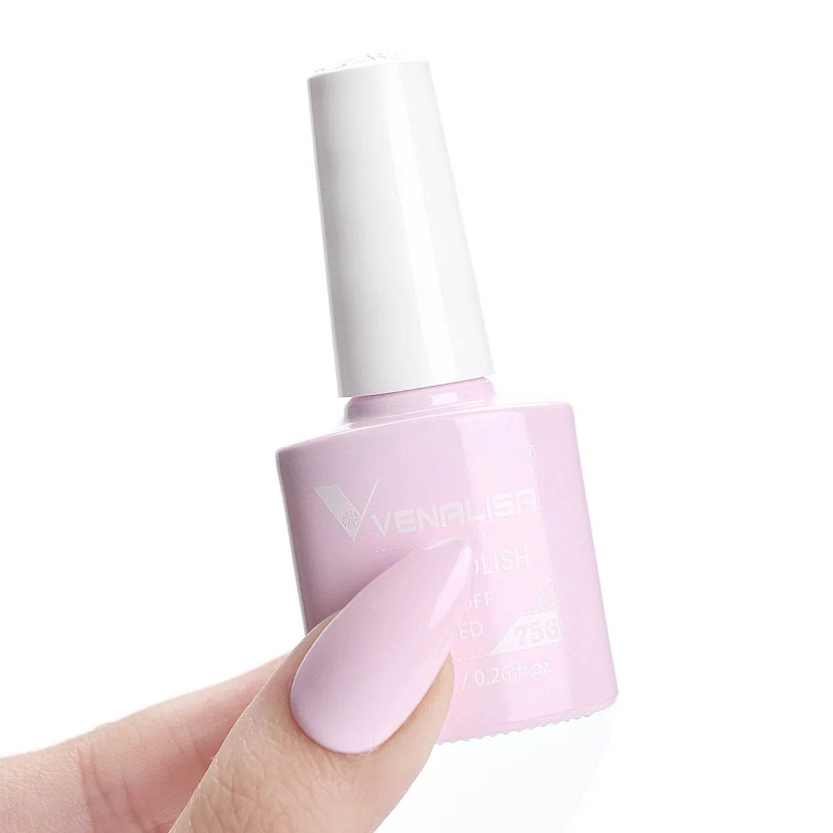 Esmalte de Gel Venalisa Milky White — Cobertura Completa UV/LED