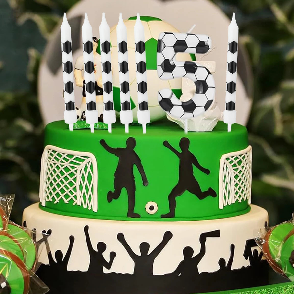 Velas Temáticas de Autos de Carreras para Cumpleaños – Set de 7 Piezas