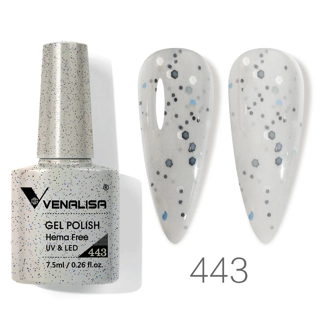 Esmalte de Gel Venalisa Milky White — Cobertura Completa UV/LED