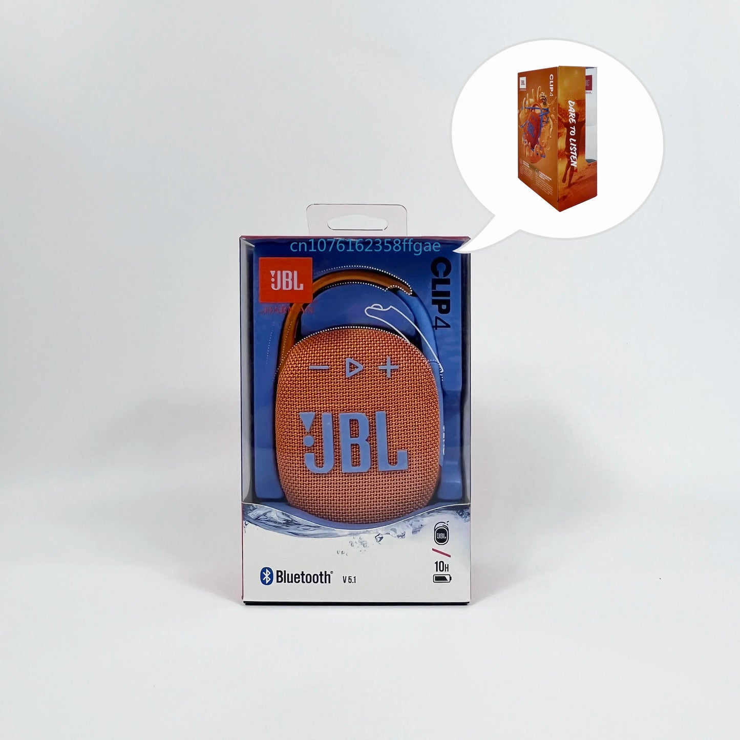 Altavoz Bluetooth Portátil JBL Clip 4 Original — Mini Altavoz IP67 Resistente al Agua y Polvo