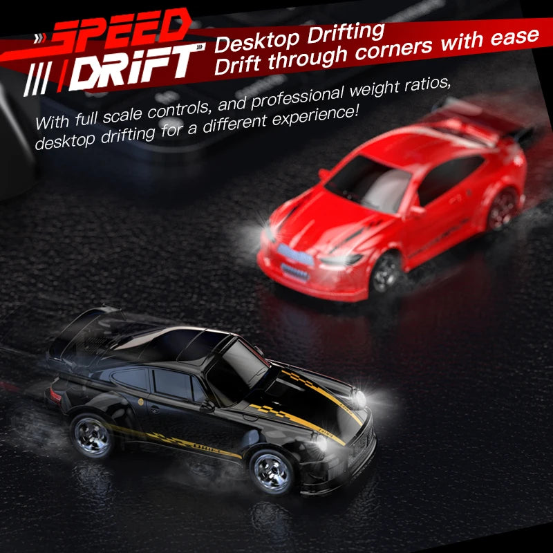 KF20 1:64 Drift RC Car 2025 – Coche RC 4WD de Mesa y Competición para Niños