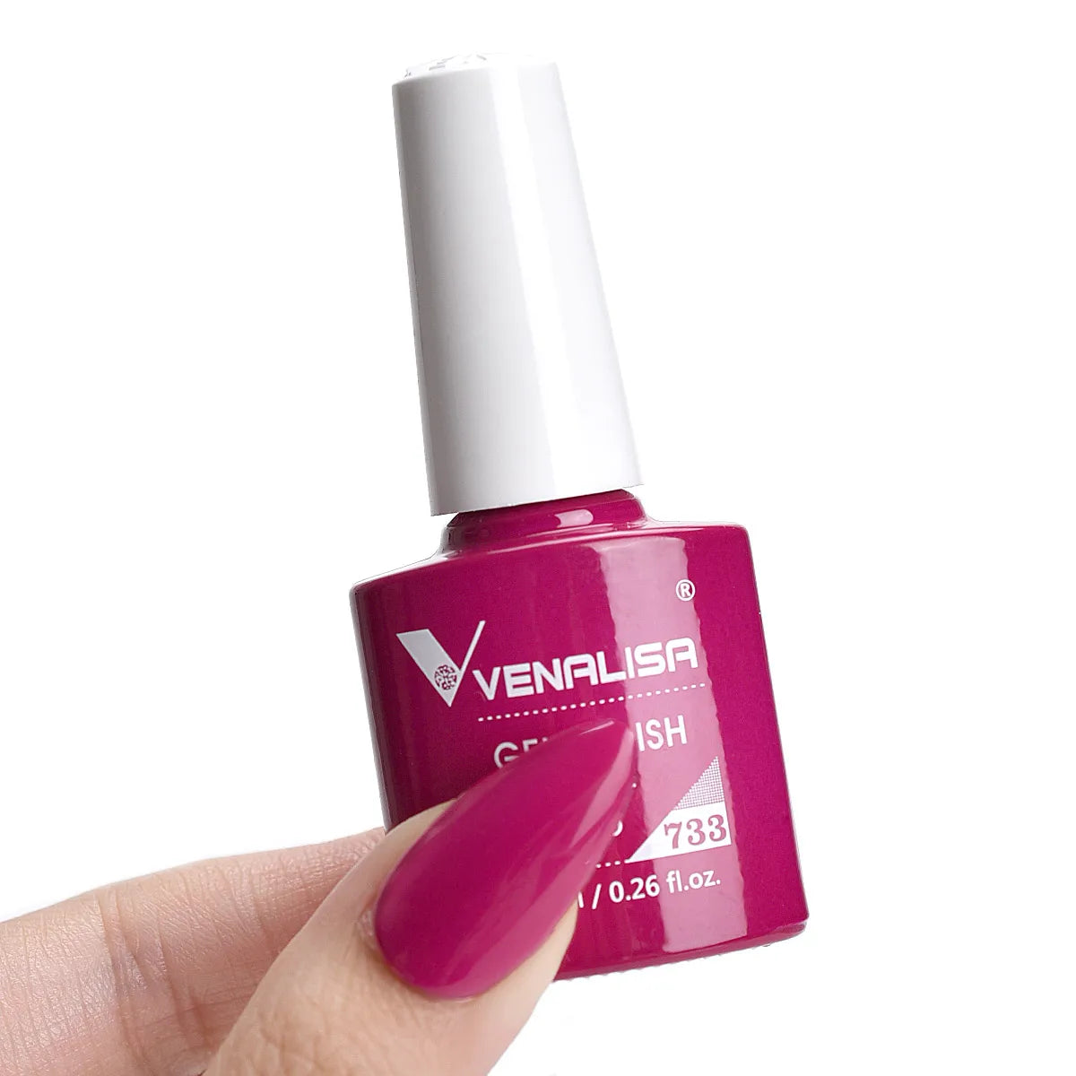Esmalte de Gel Venalisa Milky White — Cobertura Completa UV/LED