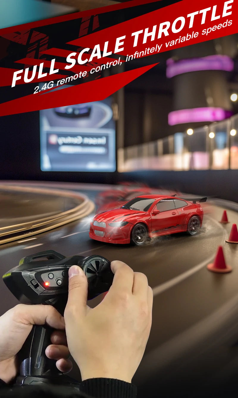 KF20 1:64 Drift RC Car 2025 – Coche RC 4WD de Mesa y Competición para Niños