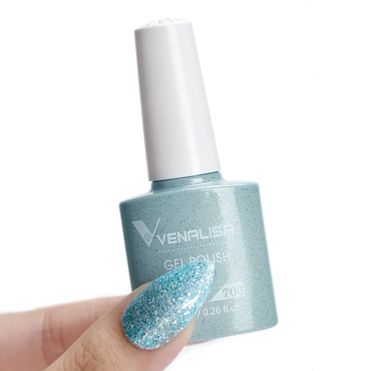 Esmalte de Gel Venalisa Milky White — Cobertura Completa UV/LED