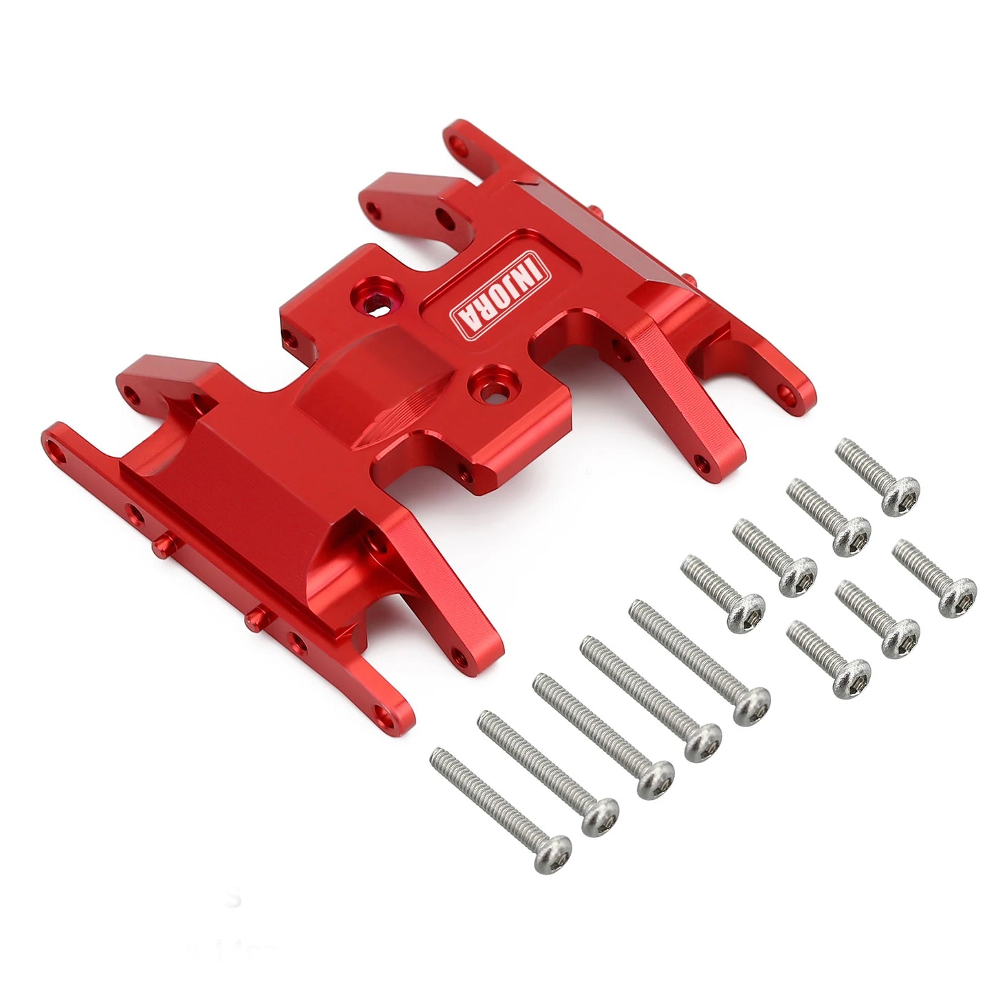 INJORA Piezas de Actualización RC Crawler – Counterweight, Steering Knuckles y Shock Cover para Axial SCX24