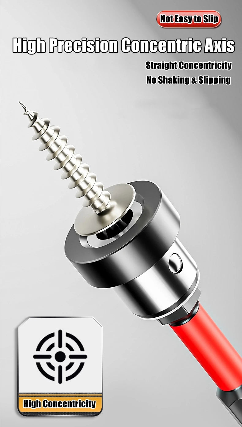 Puntas de Destornillador Magnéticas con Tope de Posicionamiento 50mm – Para Pladur, Yeso y Tableros de Pared