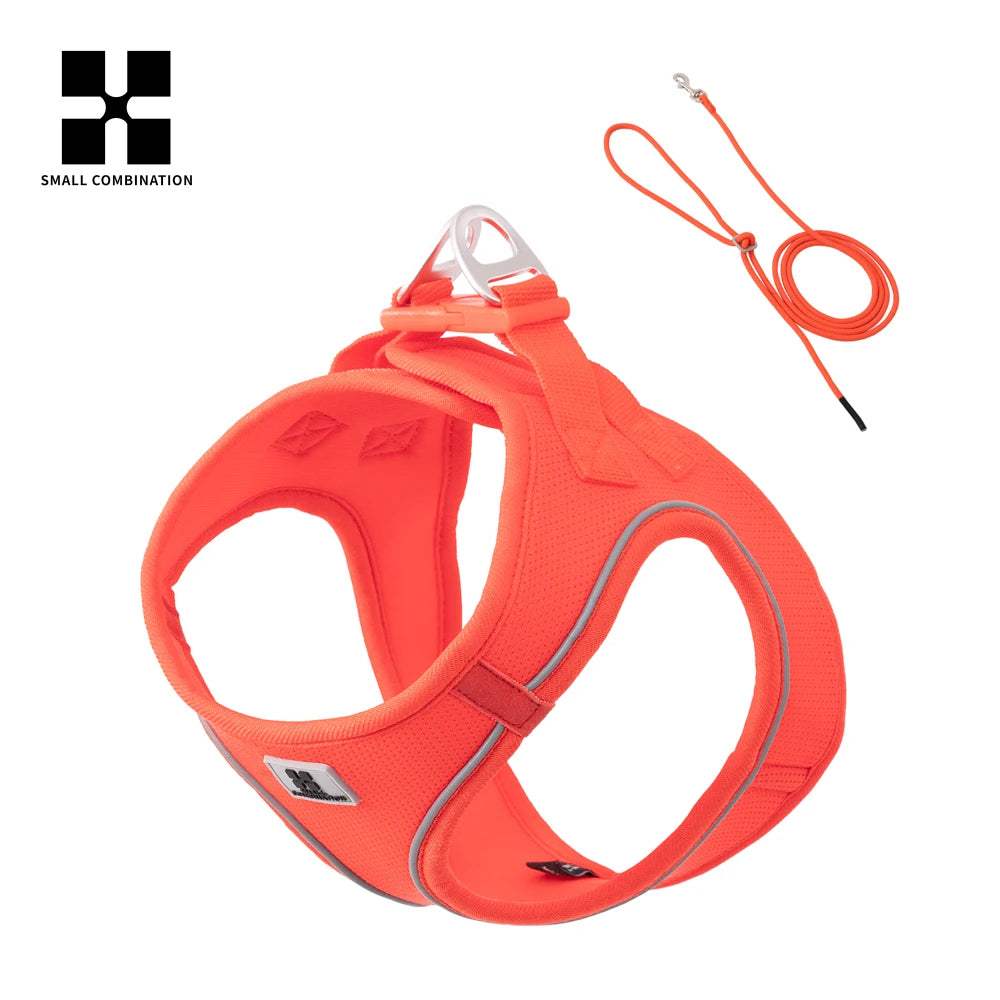 Set Arnés y Correa Ajustable para Perros y Gatos — Reflectante, Pequeños y Medianos