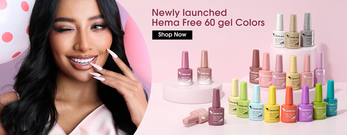 Esmalte de Gel Venalisa Milky White — Cobertura Completa UV/LED