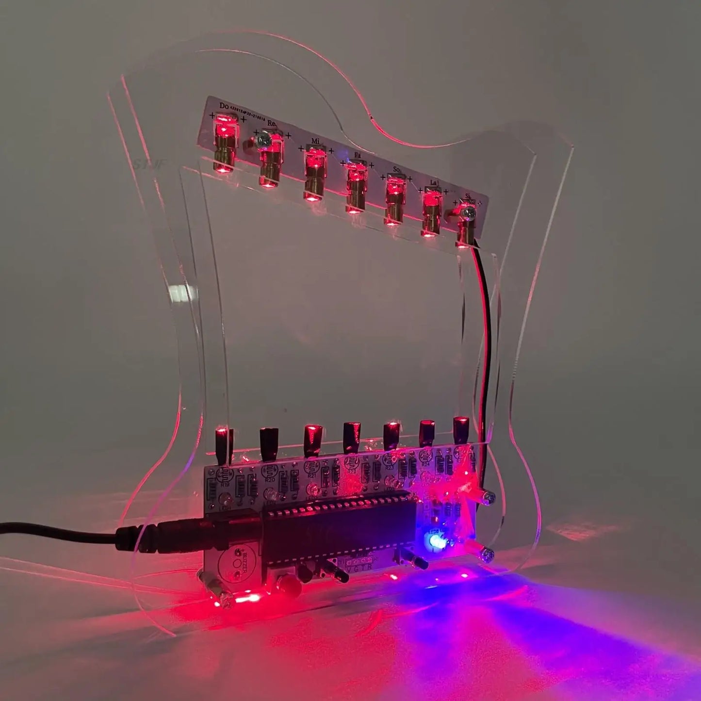 Kit Electrónico DIY Piano Láser HU-013 – 7 Escalas Musicales y Práctica de Soldadura