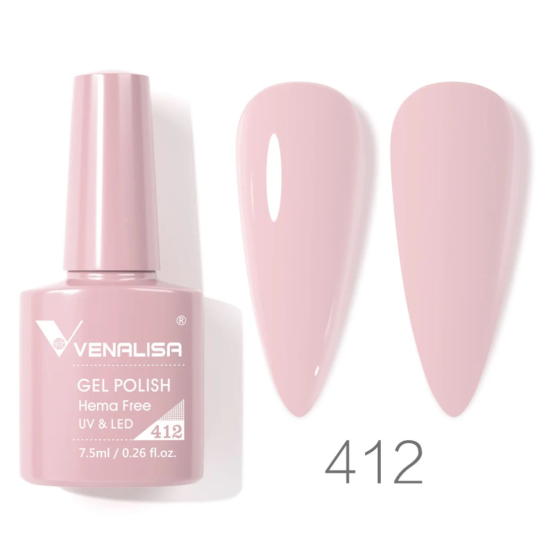 Esmalte de Gel Venalisa Milky White — Cobertura Completa UV/LED