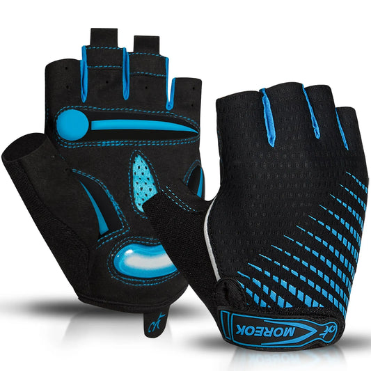 Guantes de Ciclismo MOREOK – Gel 5mm, Transpirables y Antideslizantes