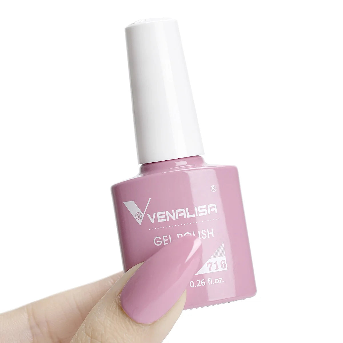 Esmalte de Gel Venalisa Milky White — Cobertura Completa UV/LED