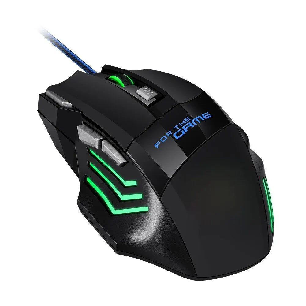 Ratón Gamer ITLY Hyperspeed RGB — Ergonómico con 7 Botones Programables