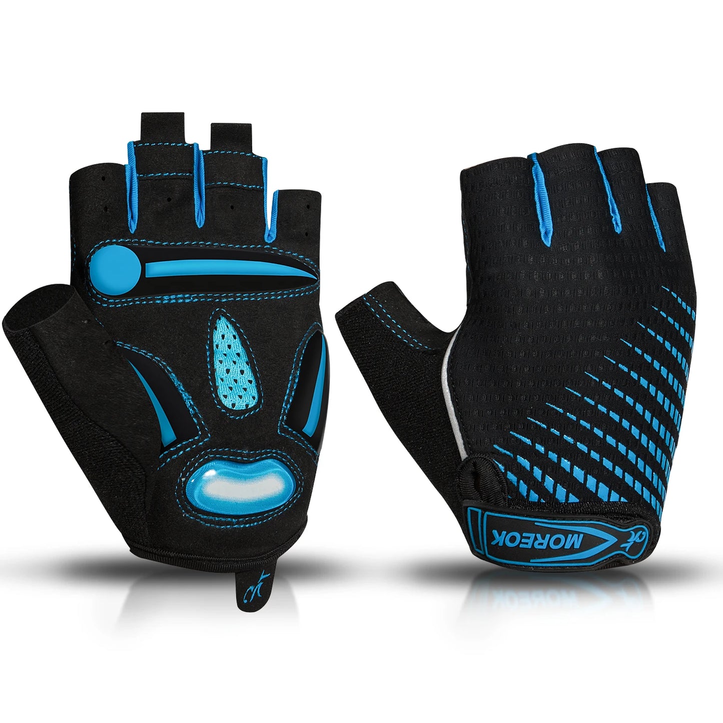 Guantes de Ciclismo MOREOK – Gel 5mm, Transpirables y Antideslizantes