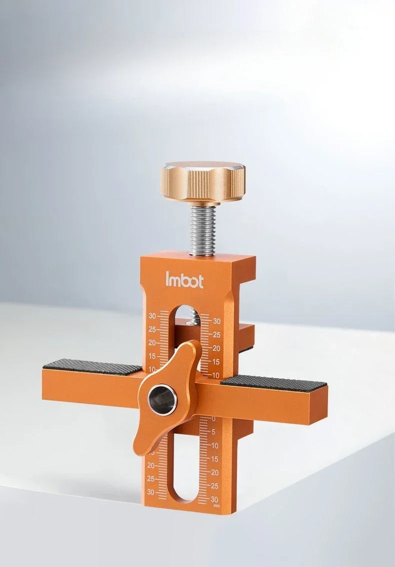 Herramienta de Posicionamiento Rápido 2 en 1 para Instalación de Puertas de Gabinete