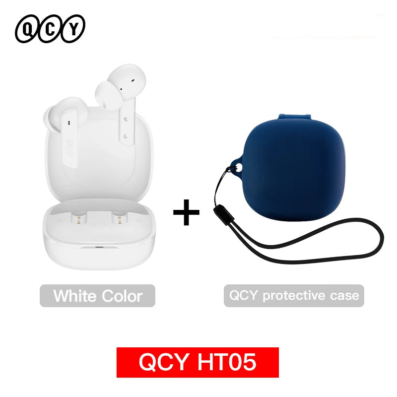Auriculares Inalámbricos QCY HT05 ANC – Bluetooth 5.2, Cancelación de Ruido 40dB