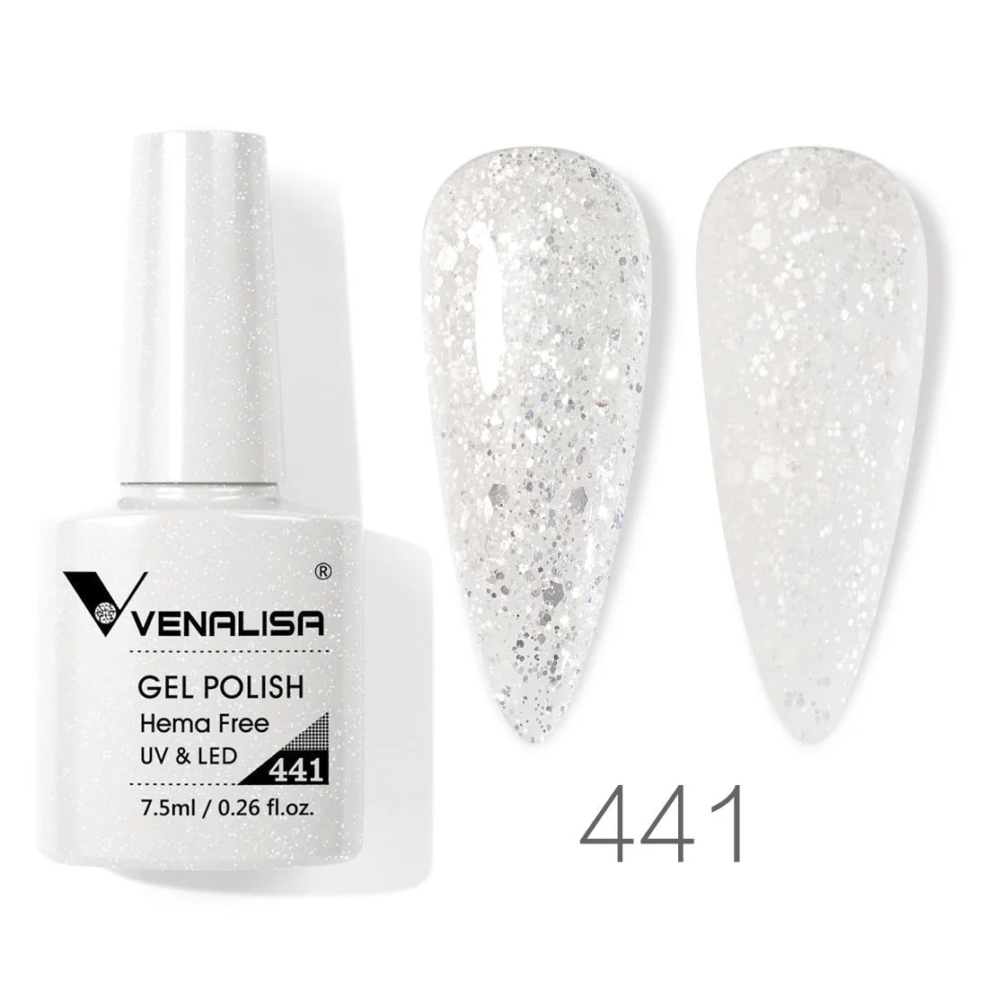Esmalte de Gel Venalisa Milky White — Cobertura Completa UV/LED