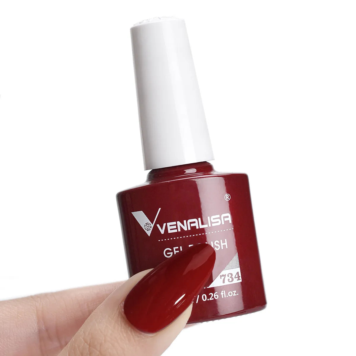Esmalte de Gel Venalisa Milky White — Cobertura Completa UV/LED
