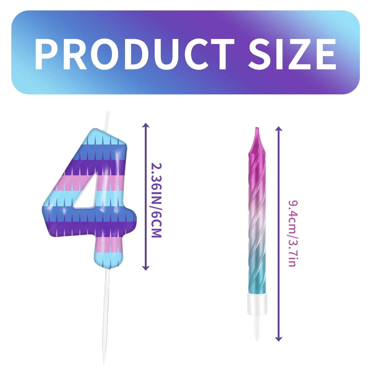 Velas Temáticas de Autos de Carreras para Cumpleaños – Set de 7 Piezas