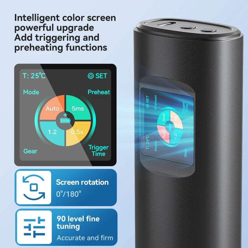 Soldador de Puntos Portátil AWithZ – 90 Niveles Ajustables para Baterías 18650