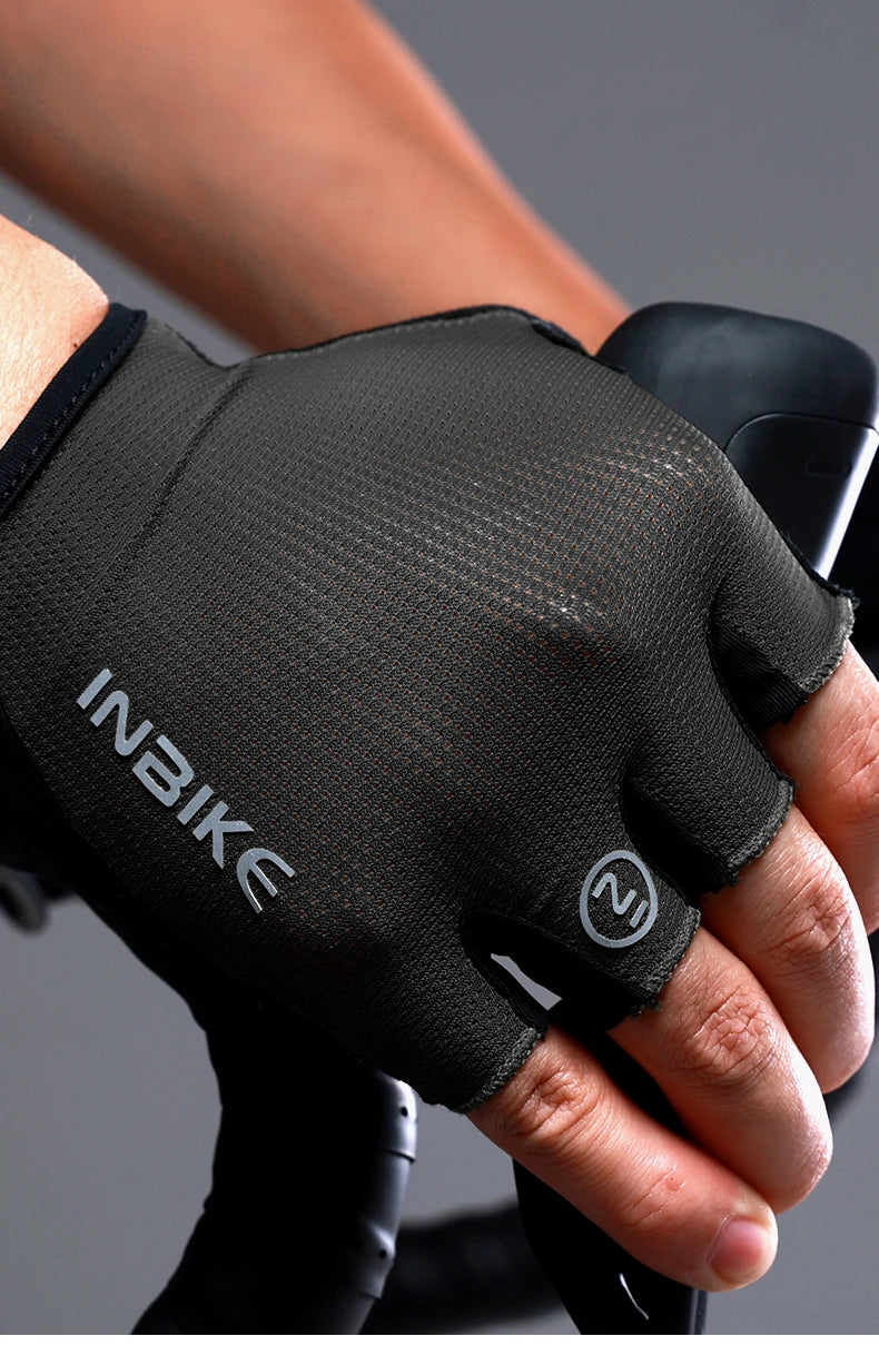 Guantes de Ciclismo INBIKE – Medio Dedo para Verano