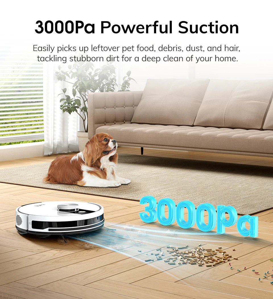 Robot Aspirador ILIFE A12 Pro — Limpieza y Mopa Inteligente 3000Pa