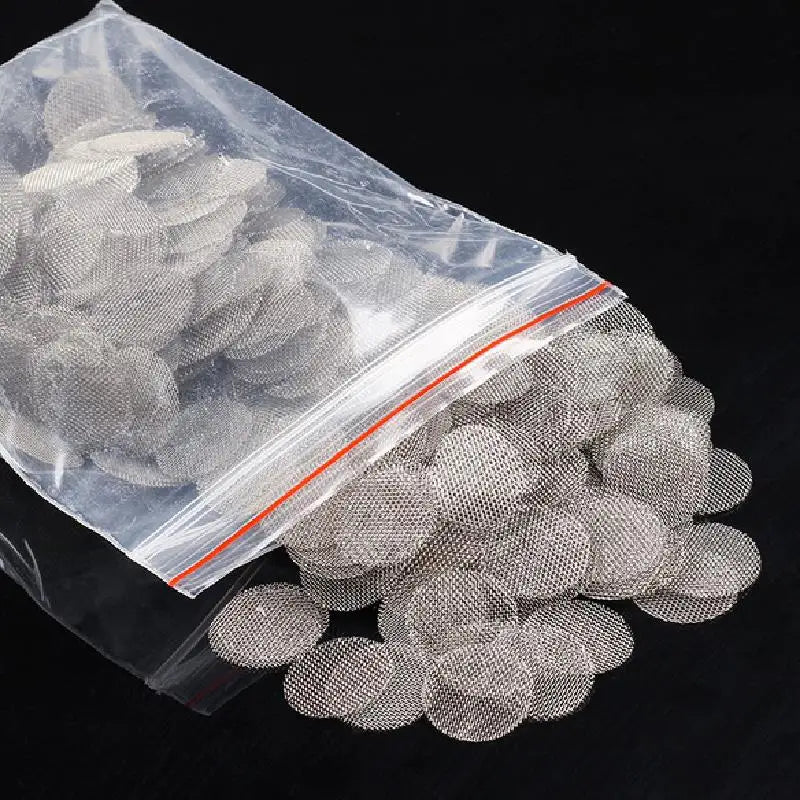 Pantallas de Acero Inoxidable para Pipas 500pcs — Filtro para Tabaco