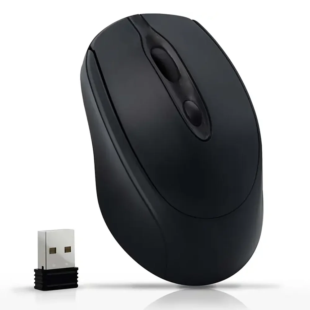 Ratón Inalámbrico Recargable Bluetooth 2.4G — Silencioso para PC y Portátil