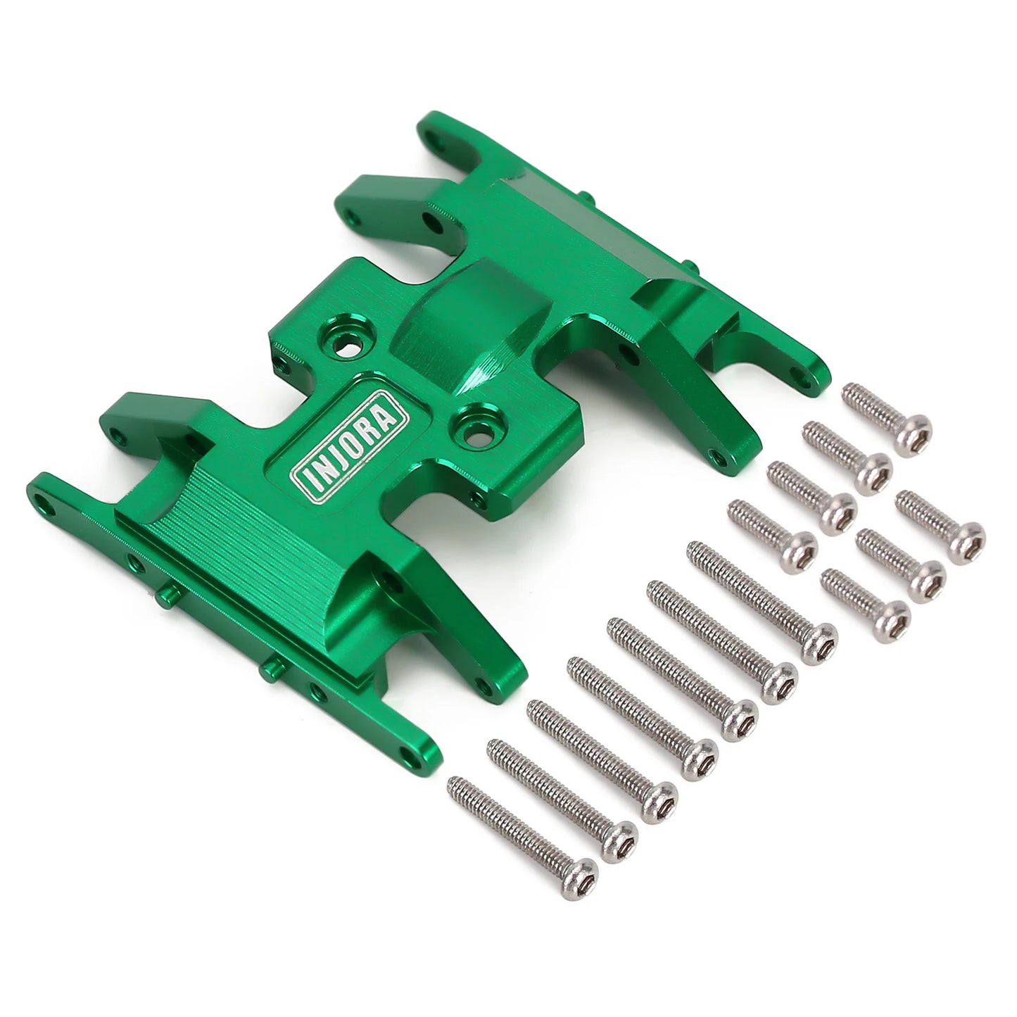 INJORA Piezas de Actualización RC Crawler – Counterweight, Steering Knuckles y Shock Cover para Axial SCX24