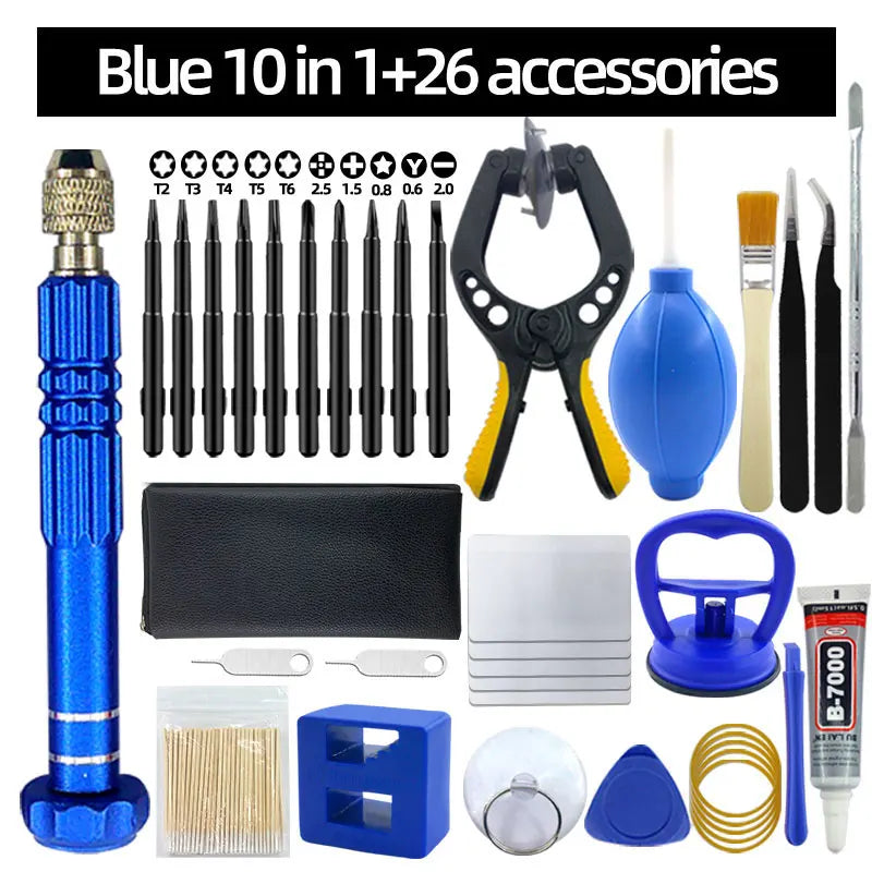 Kit de Herramientas para Reparación de Móviles y Tablets – Destornilladores y Accesorios