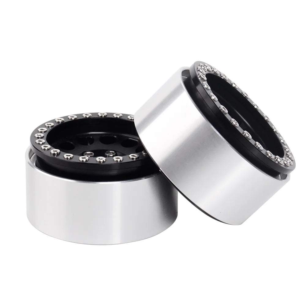 INJORA 1.9" Llantas Beadlock CNC Aluminio para RC Crawler 1/10 SCX10 TRX4 Gen8 (4 Piezas)